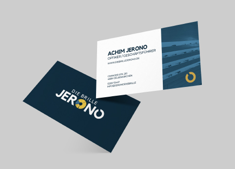 Visitenkarten für Die Brille Jerono